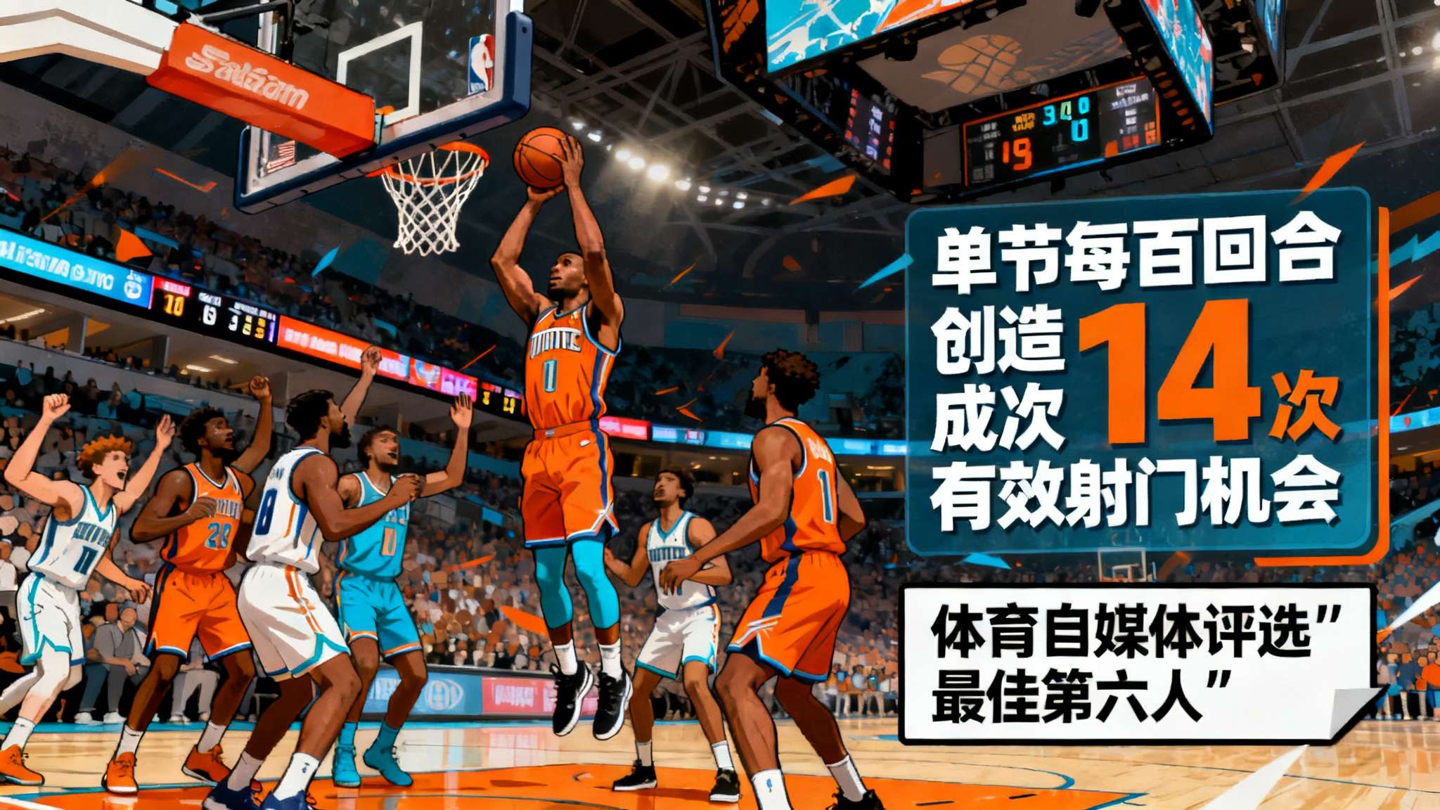 对飚!沃克弧顶三分再中,快船步行者开局三分合计10中7